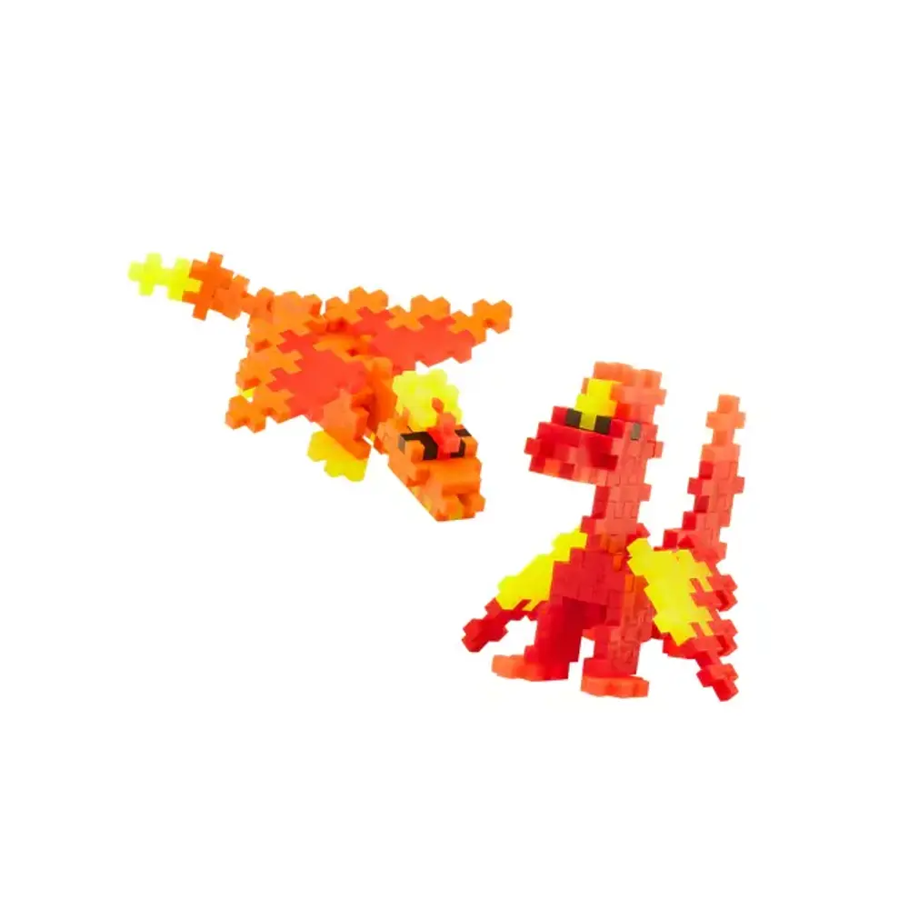 Plus Plus Tube Fire Dragon